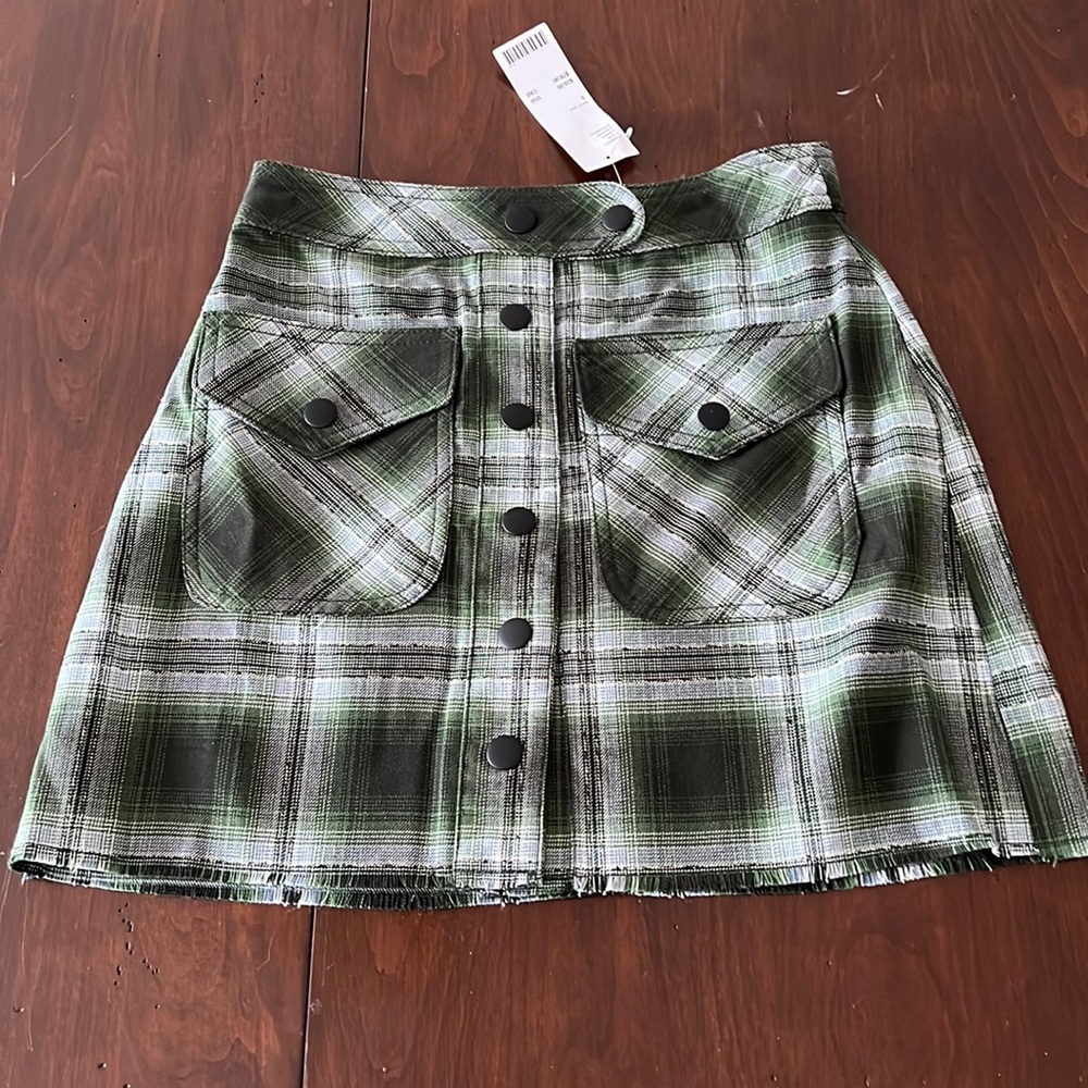 Urban outfitters plaid skirt